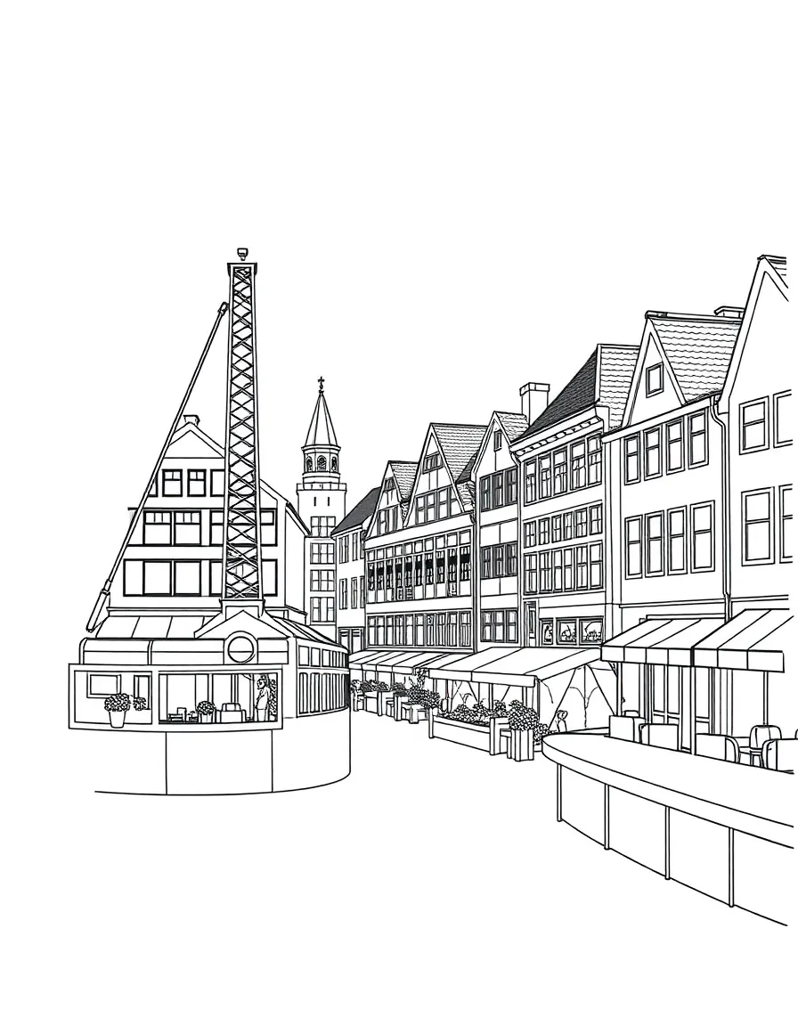 (Germany) Hamburg's historic warehouse district (Speicherstadt)