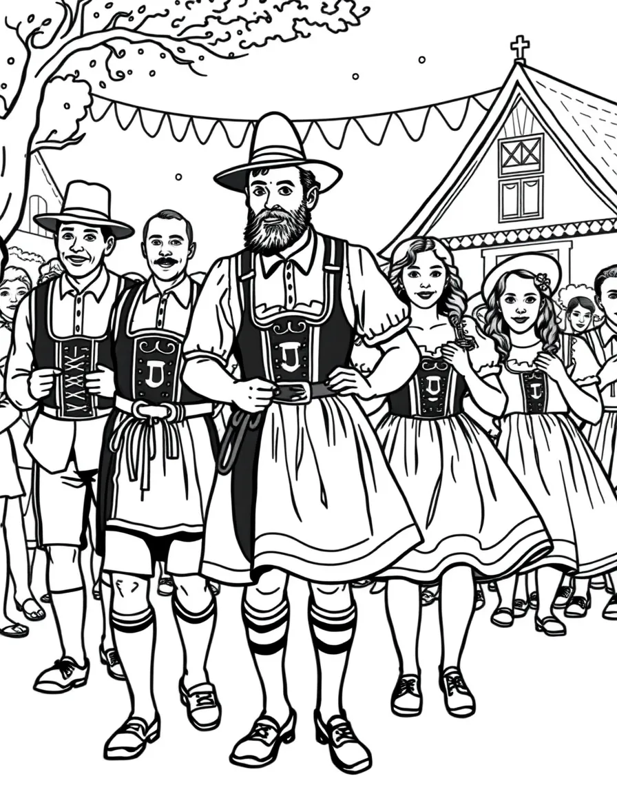 (Germany) Oktoberfest traditional costume parade