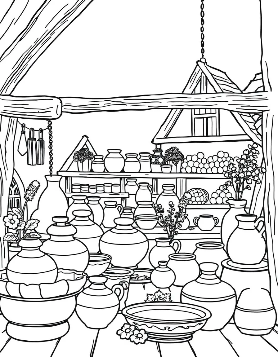 (Germany) Traditional German pottery workshop