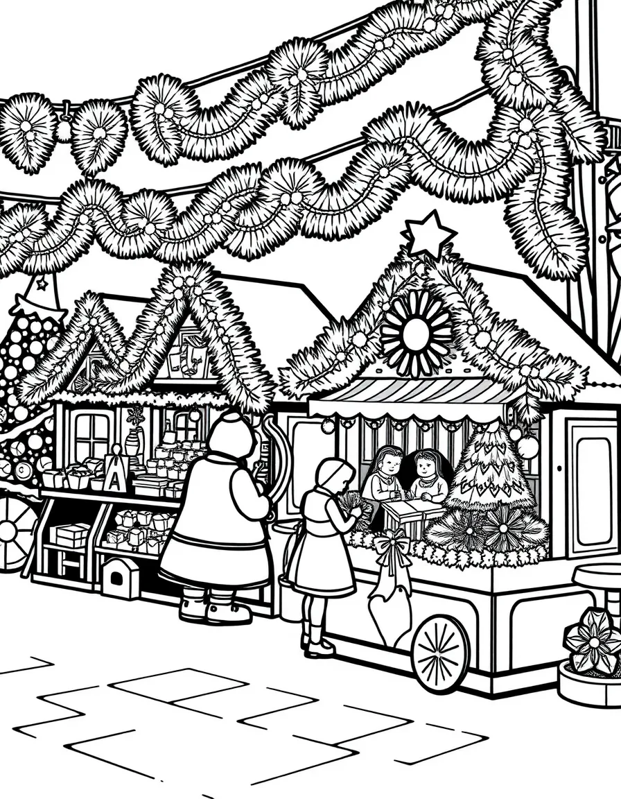 (Germany) Christmas market traditional toy display
