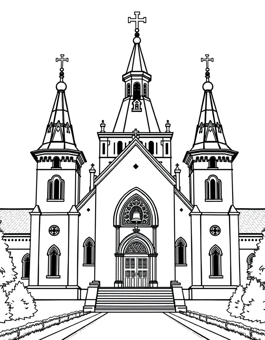 (Poland) Częstochowa's Jasna Góra Monastery with its iconic bell tower