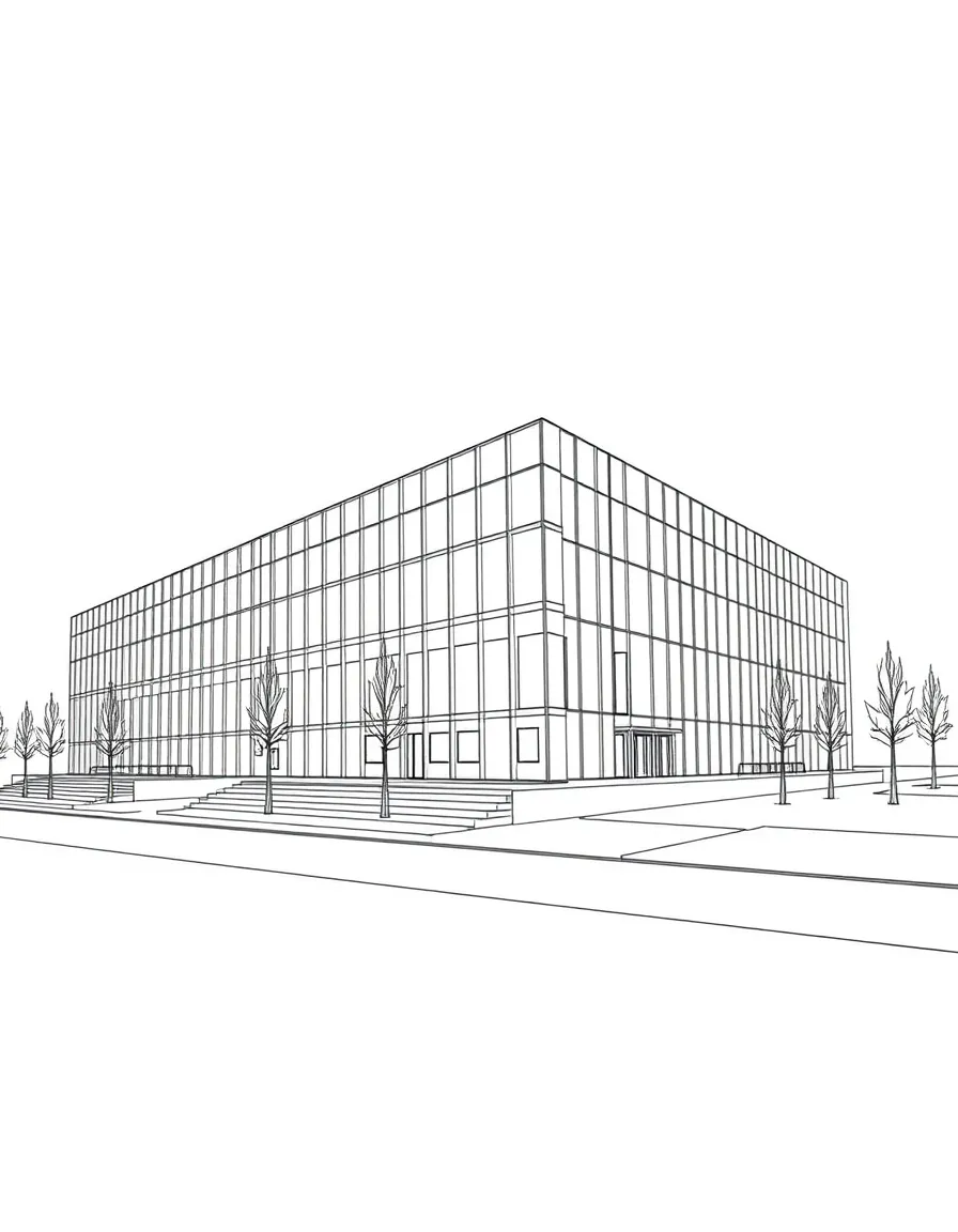 (Poland) The European Solidarity Centre in Gdańsk with its modern architecture