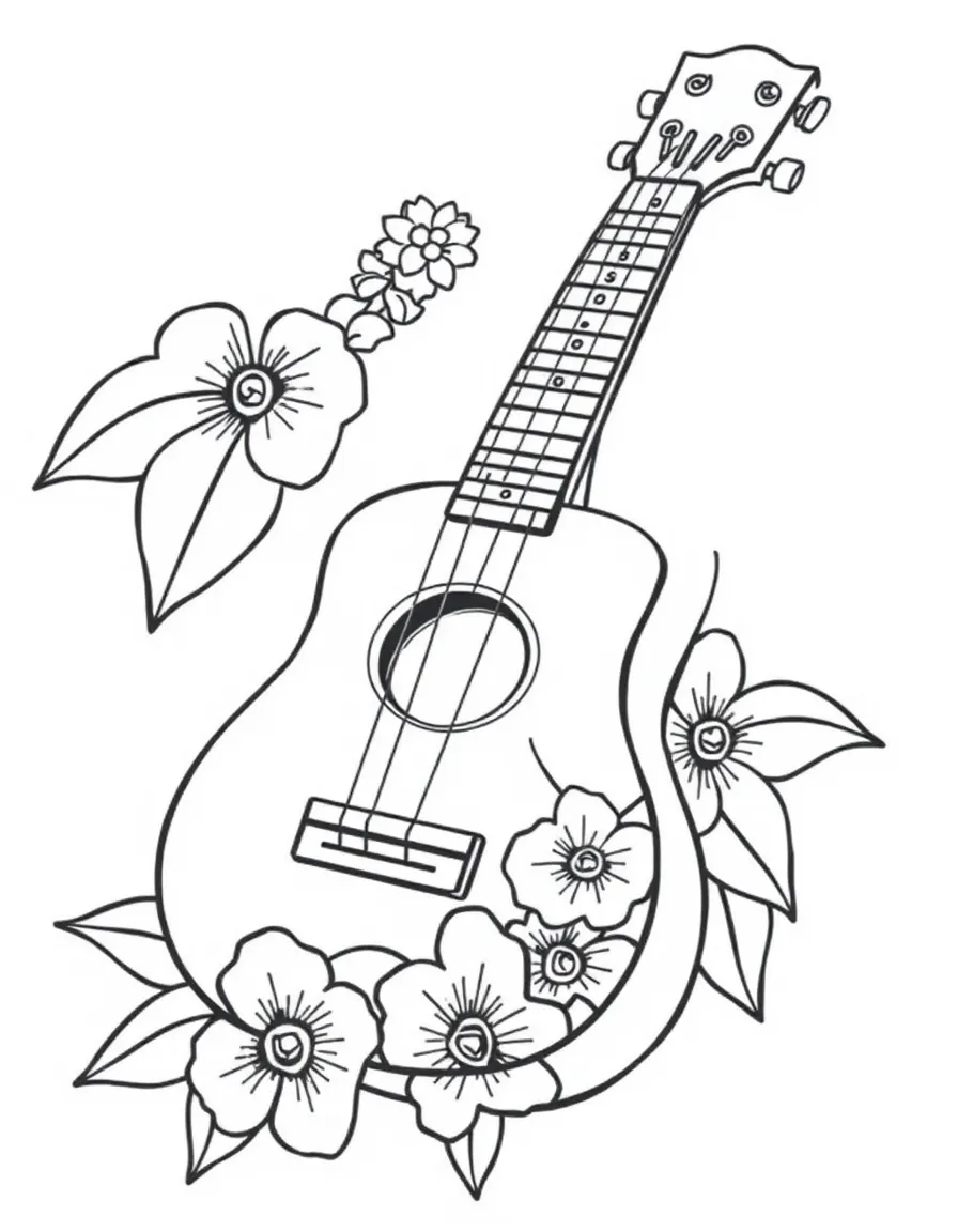 (Hawaii) A ukulele instrument.