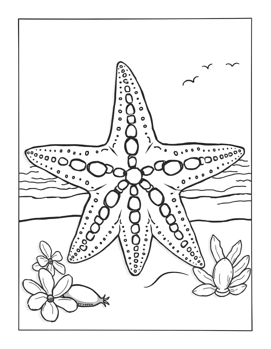 (Hawaii) A star fish on the beach.
