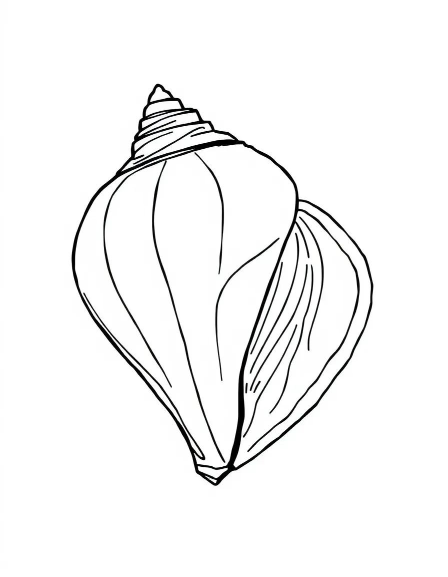 (Hawaii) A conch shell.