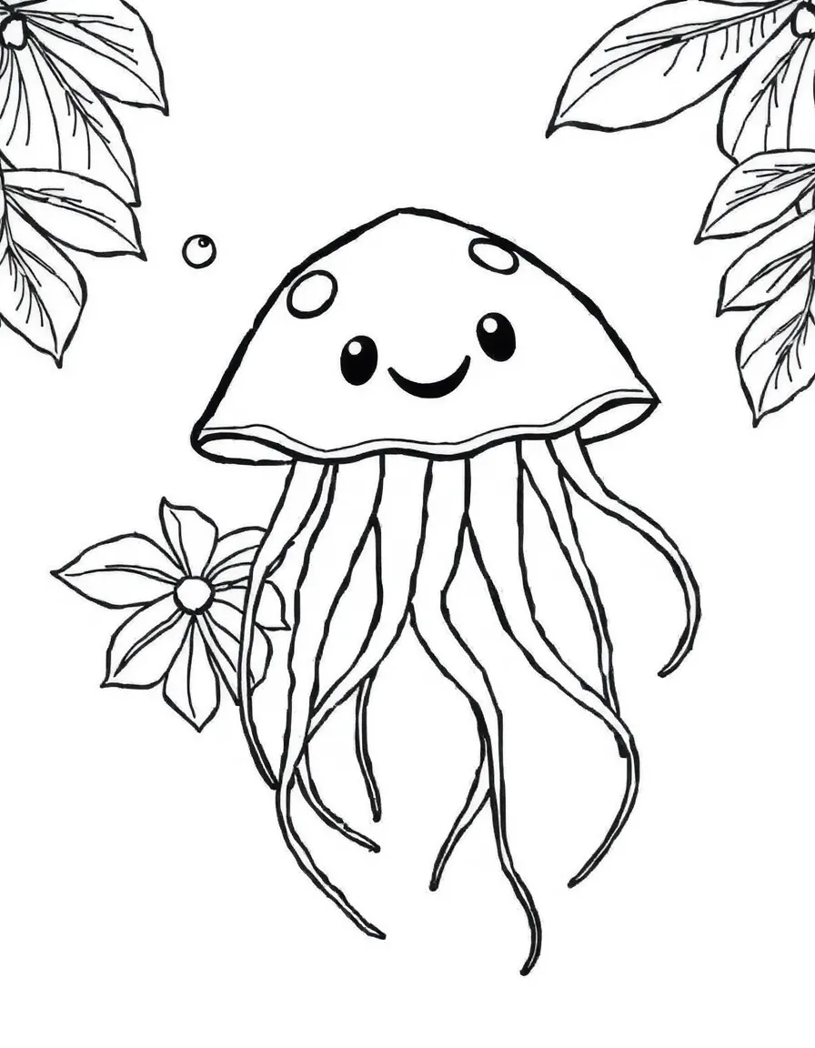 (Hawaii) A happy jellyfish.
