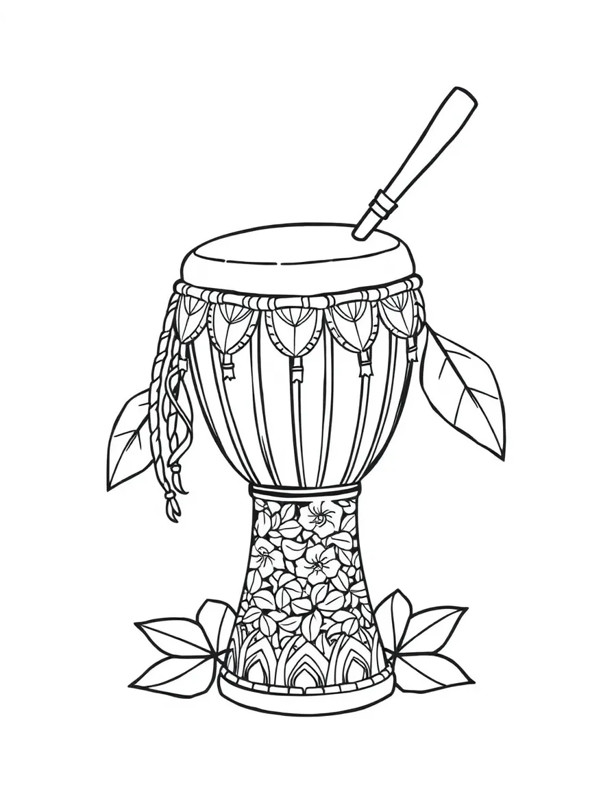 (Hawaii) A traditional Hawaiian drum.