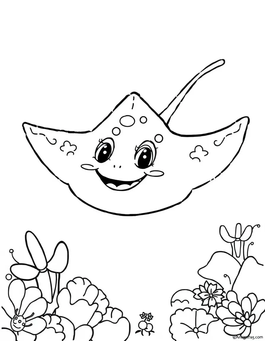 (Hawaii) A friendly stingray.