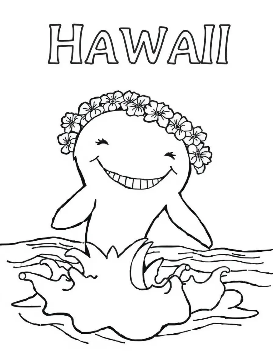 (Hawaii) A happy whale tail.