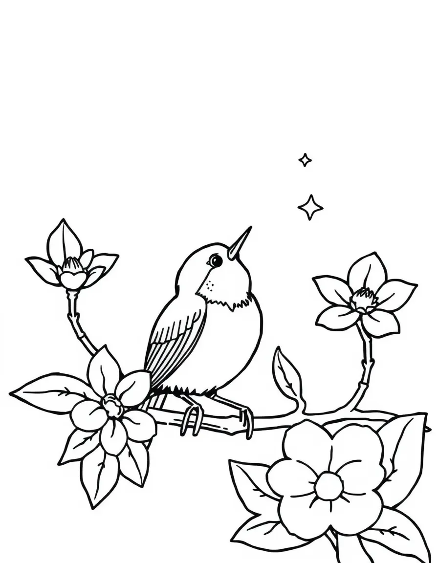 (Hawaii) A little bird singing.
