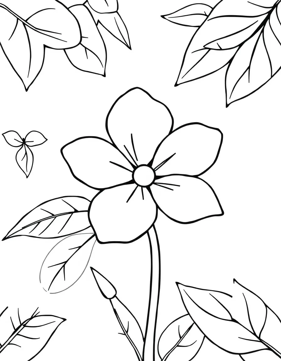 (Hawaii) A simple flower pattern.