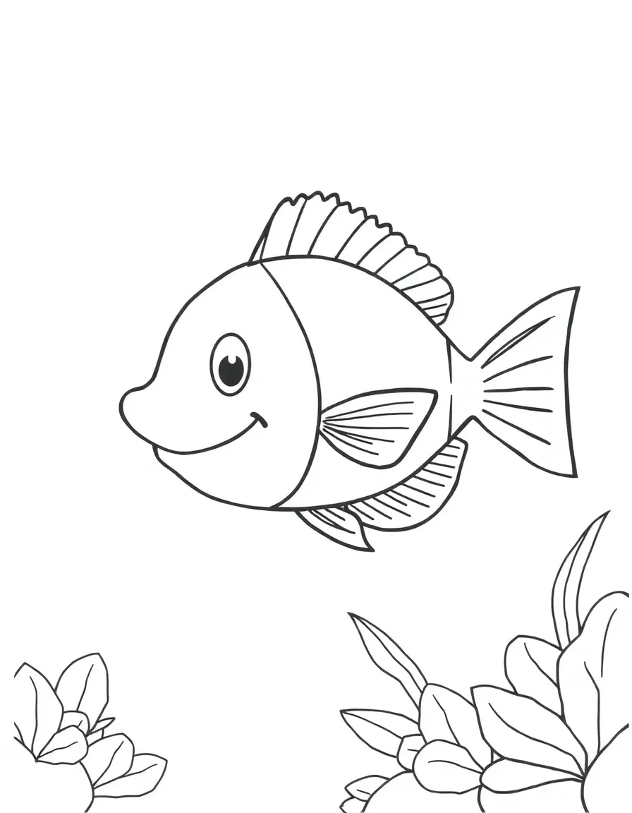 (Hawaii) A happy little fish.