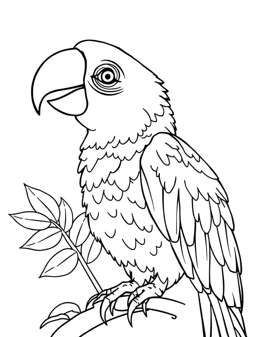 (Hawaii) A happy parrot.