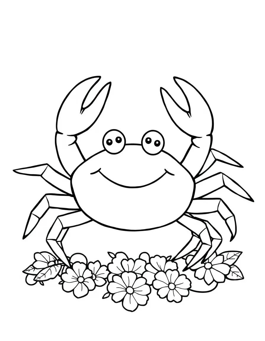 (Hawaii) A smiling crab.