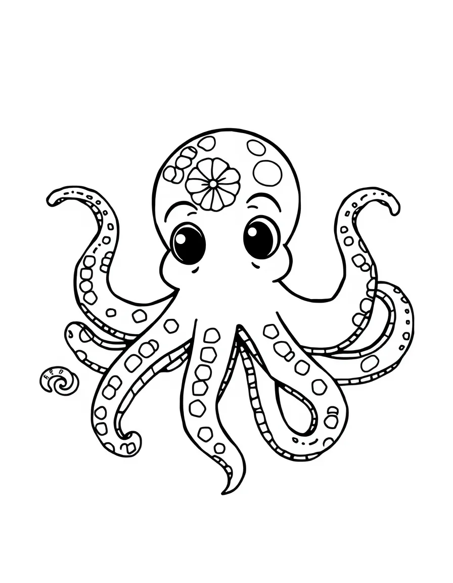 (Hawaii) A happy octopus.