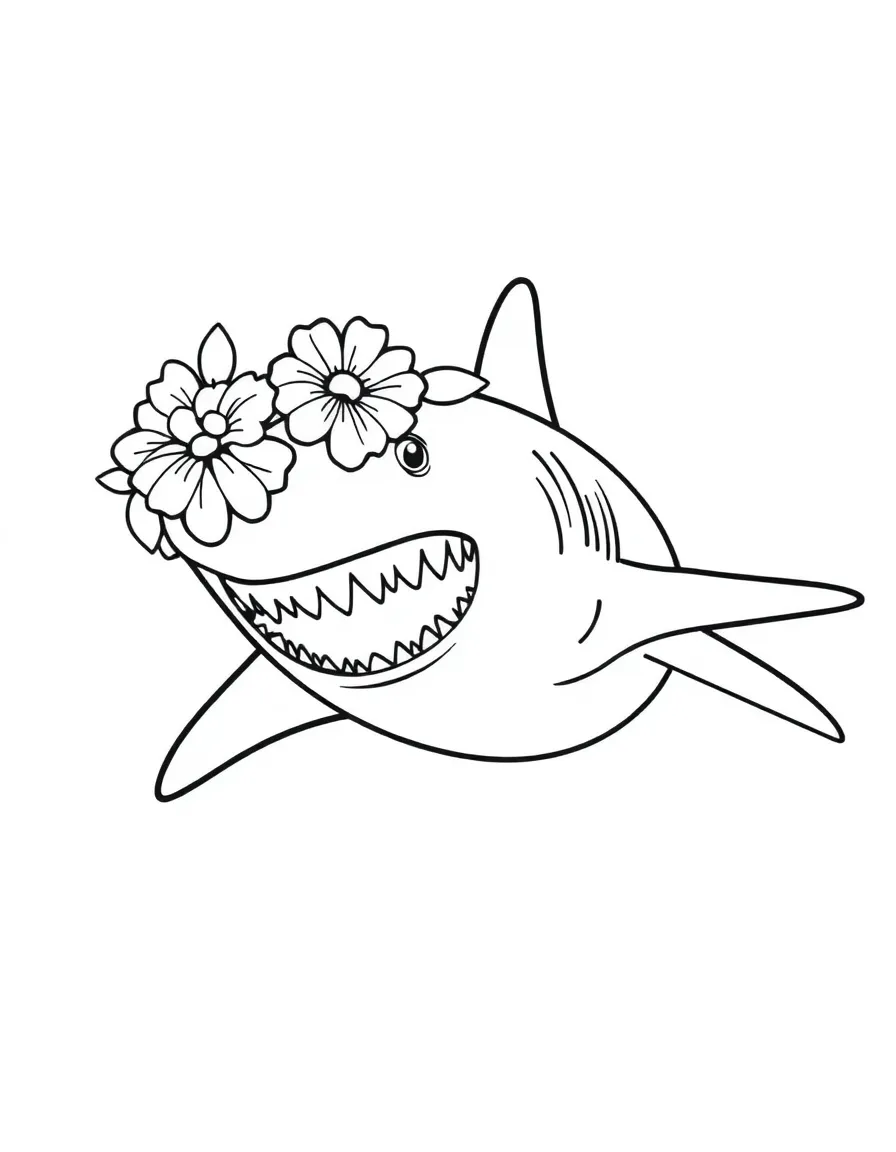 (Hawaii) A friendly shark (not scary).
