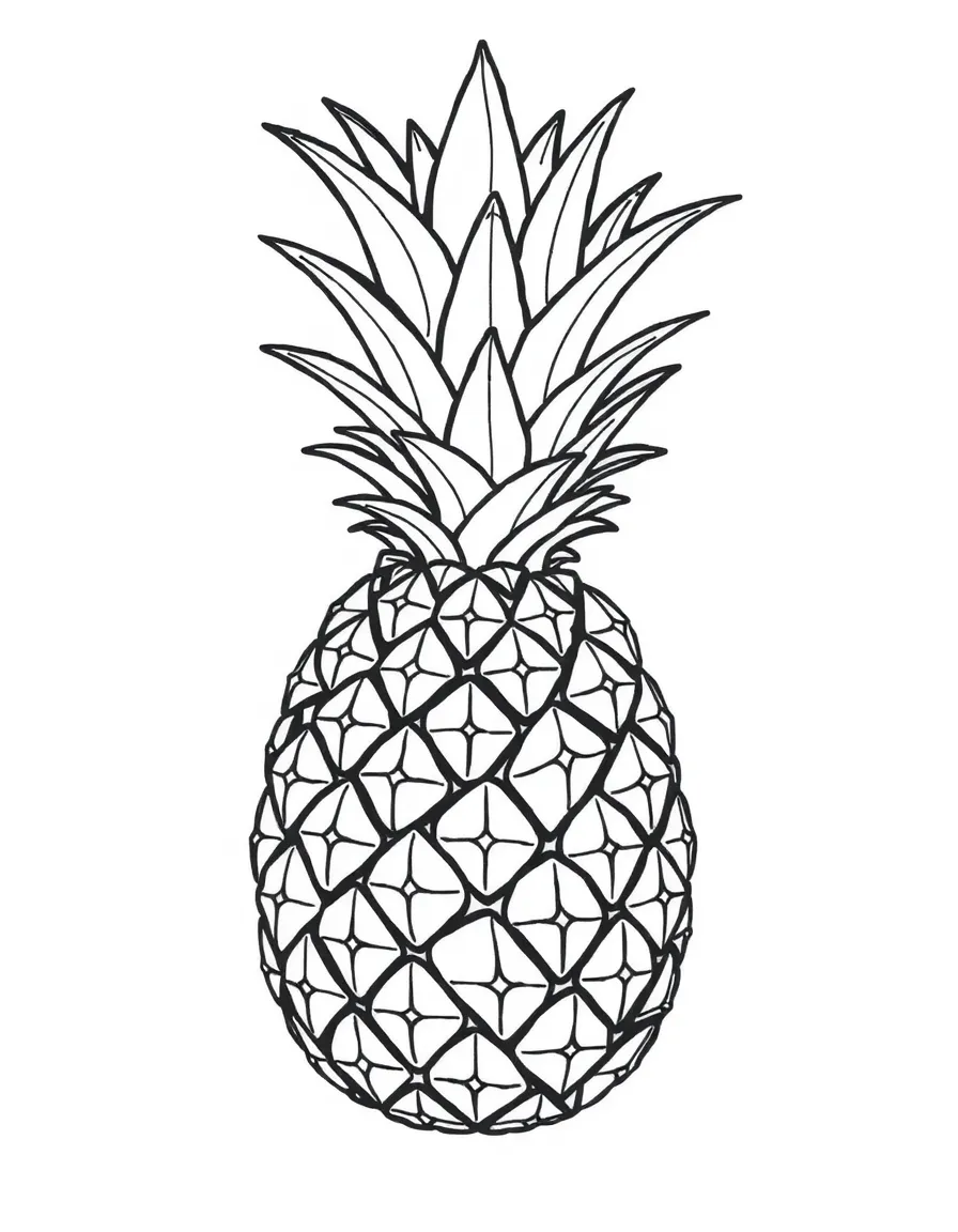 (Hawaii) A happy pineapple.