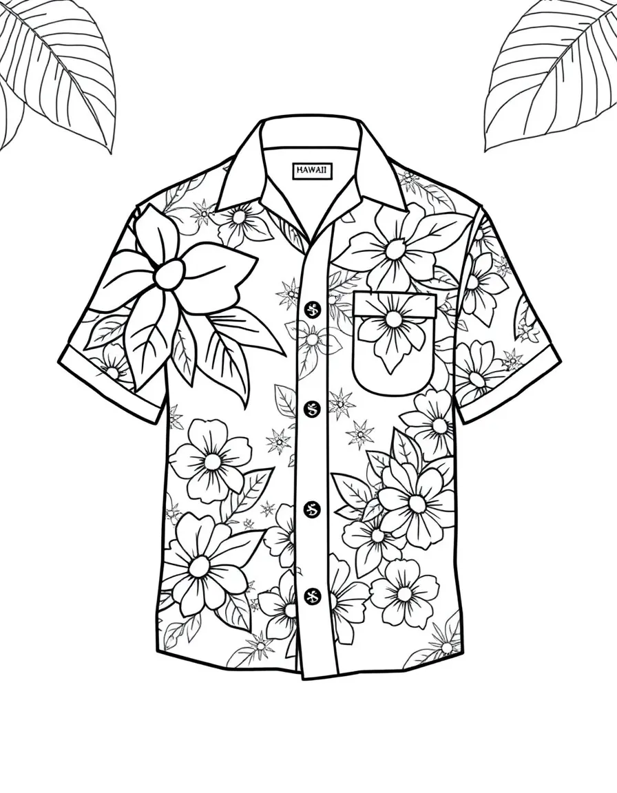 (Hawaii) A happy Hawaiian shirt.