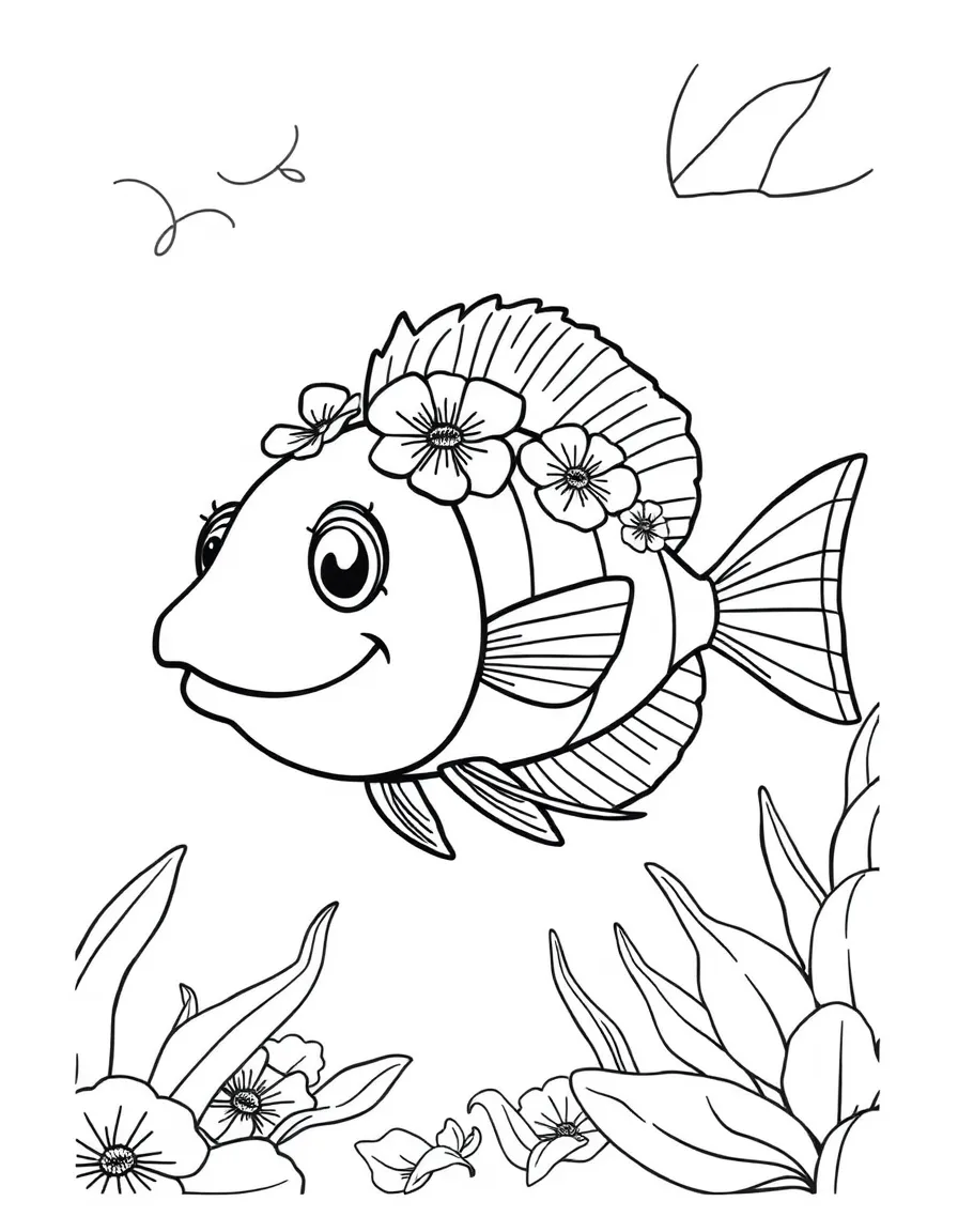 (Hawaii) A happy Hawaiian fish.