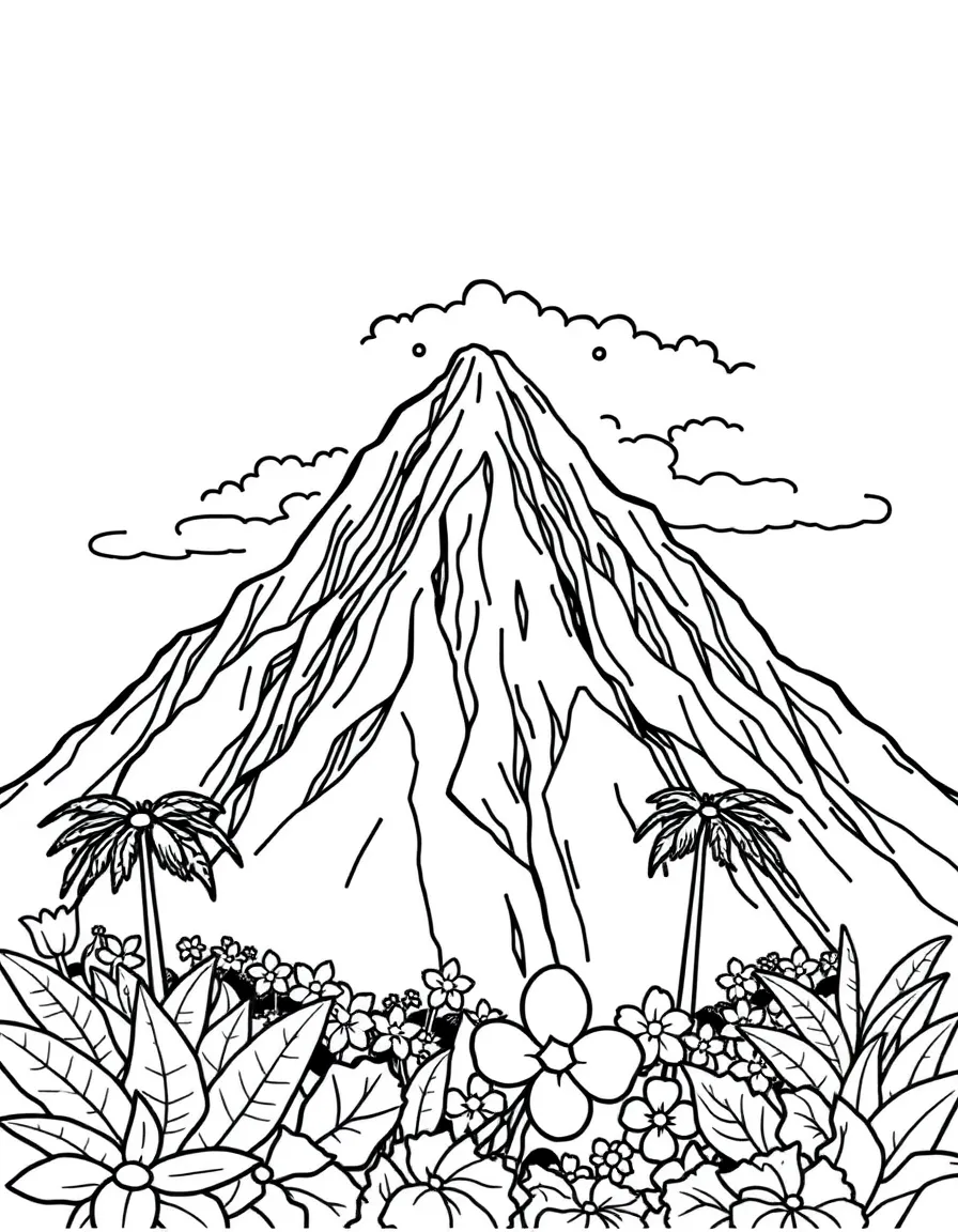 (Hawaii) A happy Hawaiian mountain.
