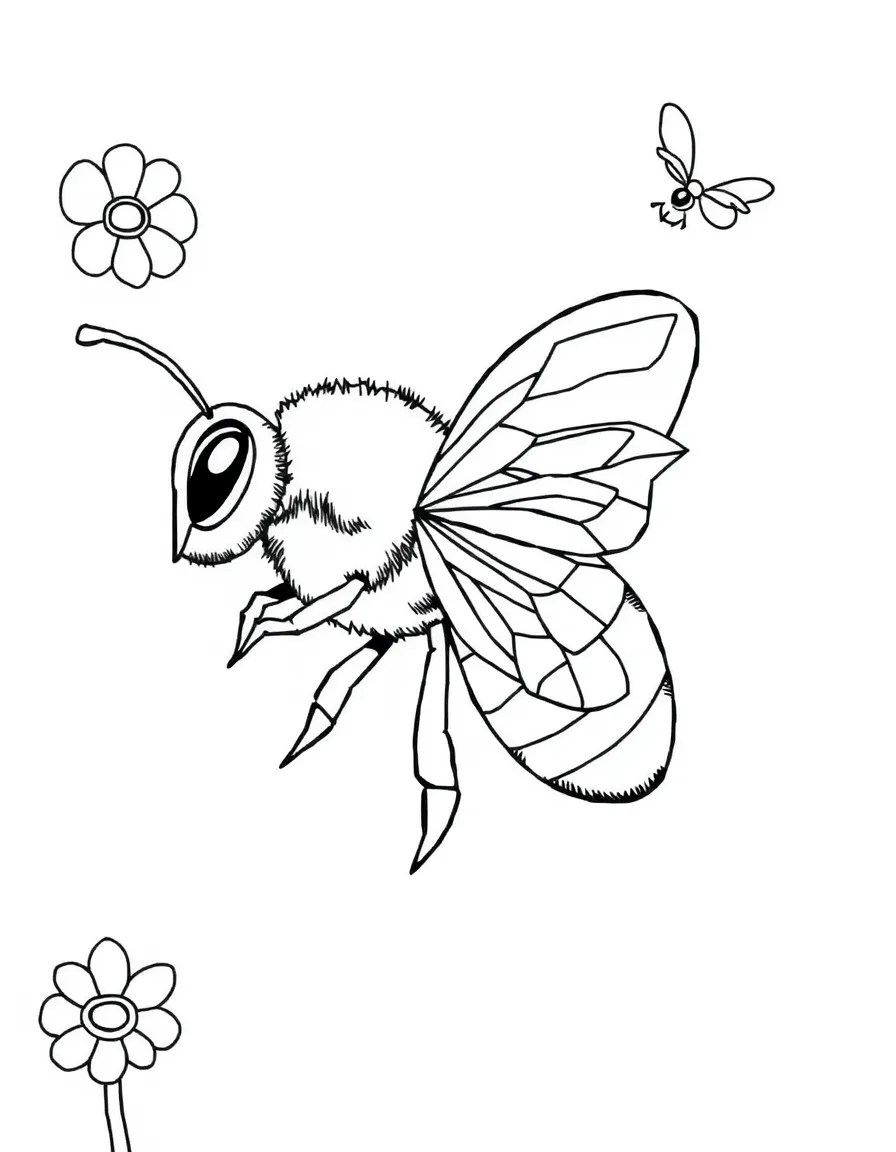 A honeybee doing a waggle dance for other bees
