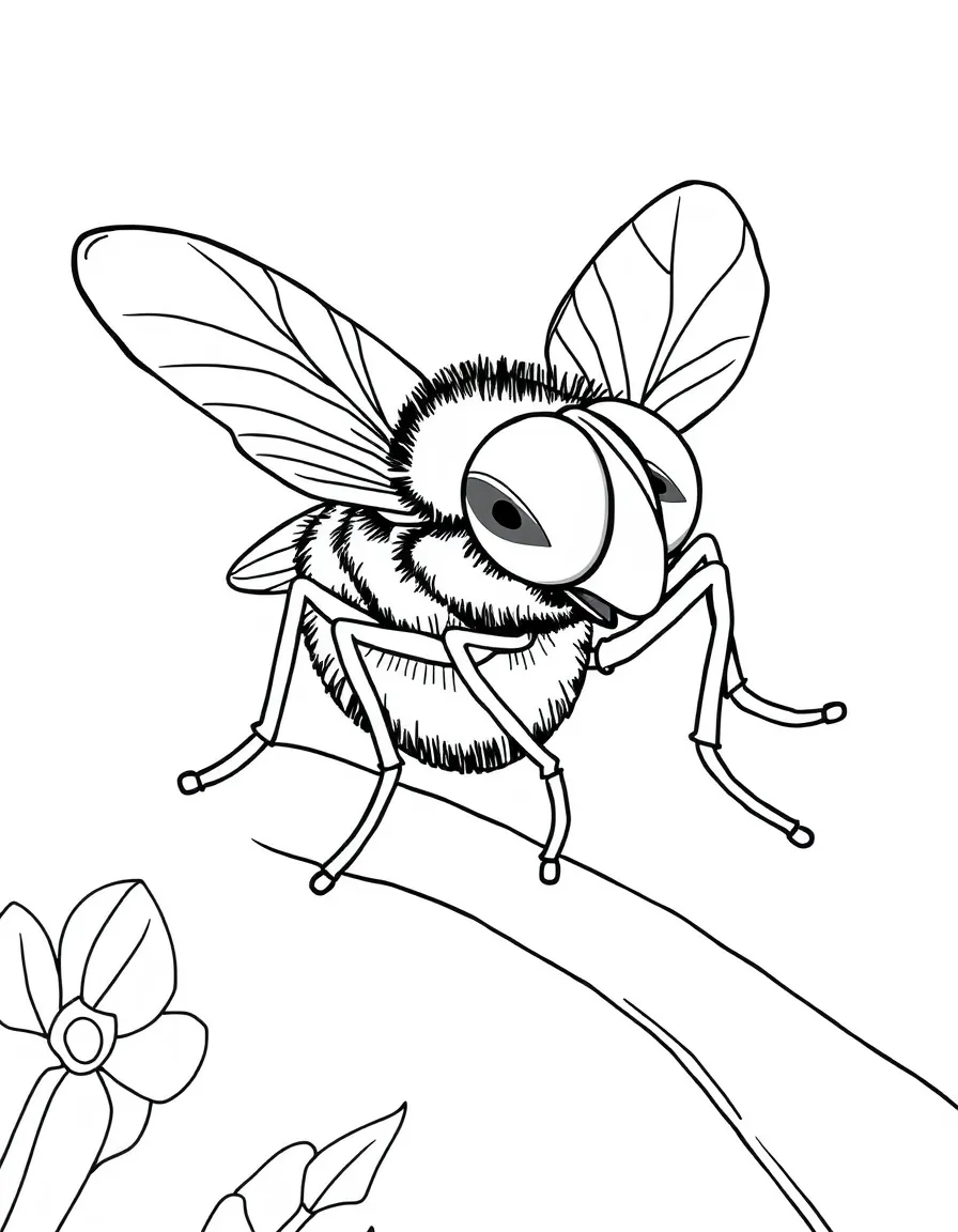 A stalk-eyed fly with eyes on stalks