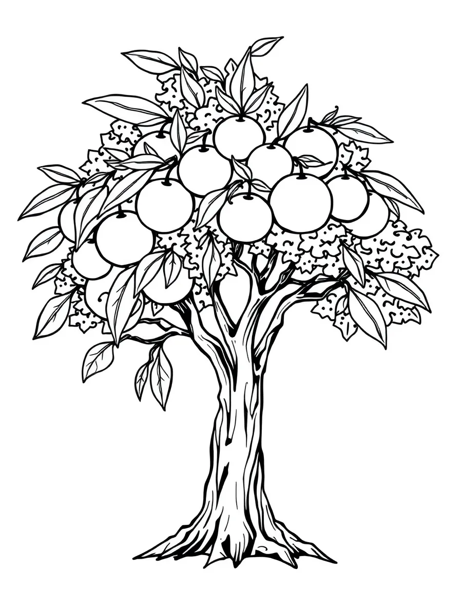 an orange tree