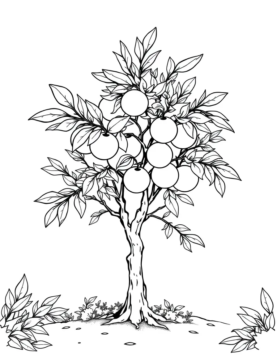 an orange tree