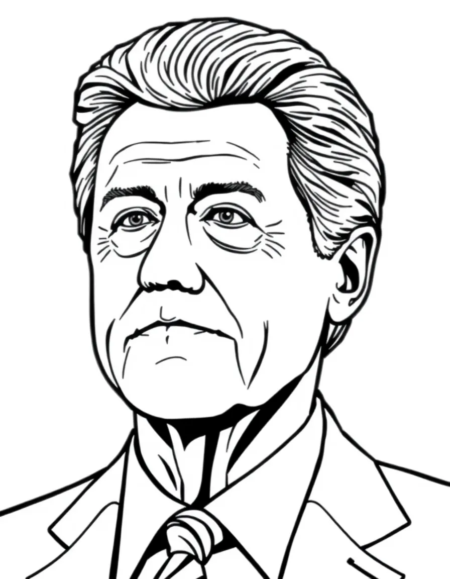 portrait of Bill Clinton