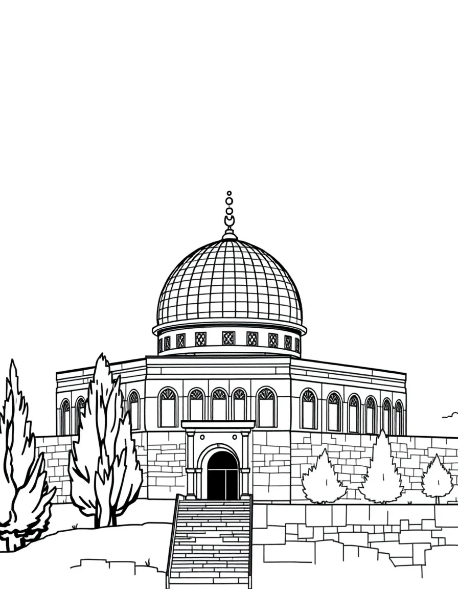 (Arab) The Dome of the Rock in Jerusalem