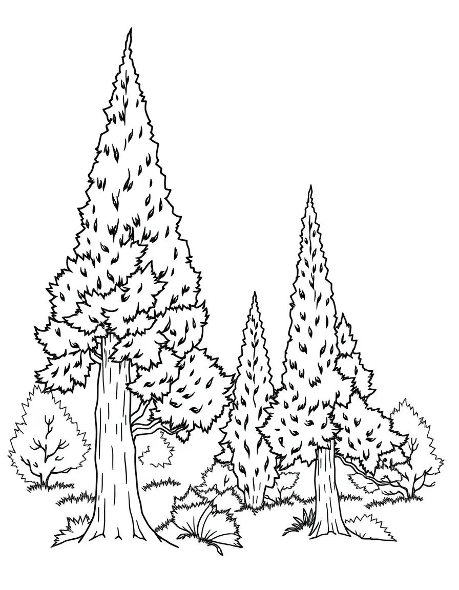 (Arab) Lebanese cedar trees