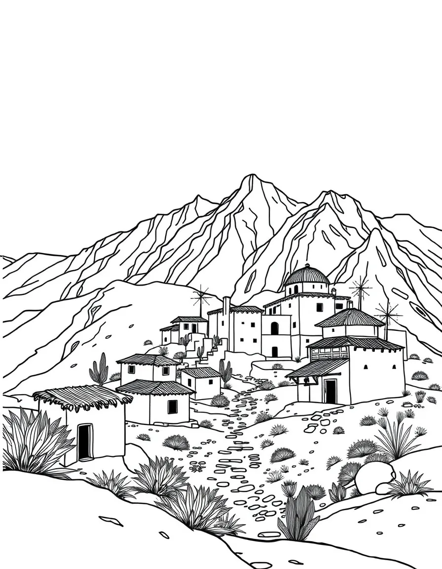 (Arab) Yemeni mountain villages