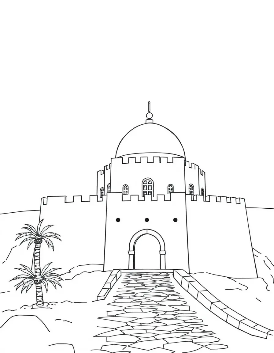 (Arab) The Bahla Fort in Oman