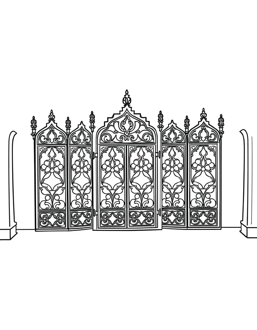 (Arab) Traditional Arabic carved screens
