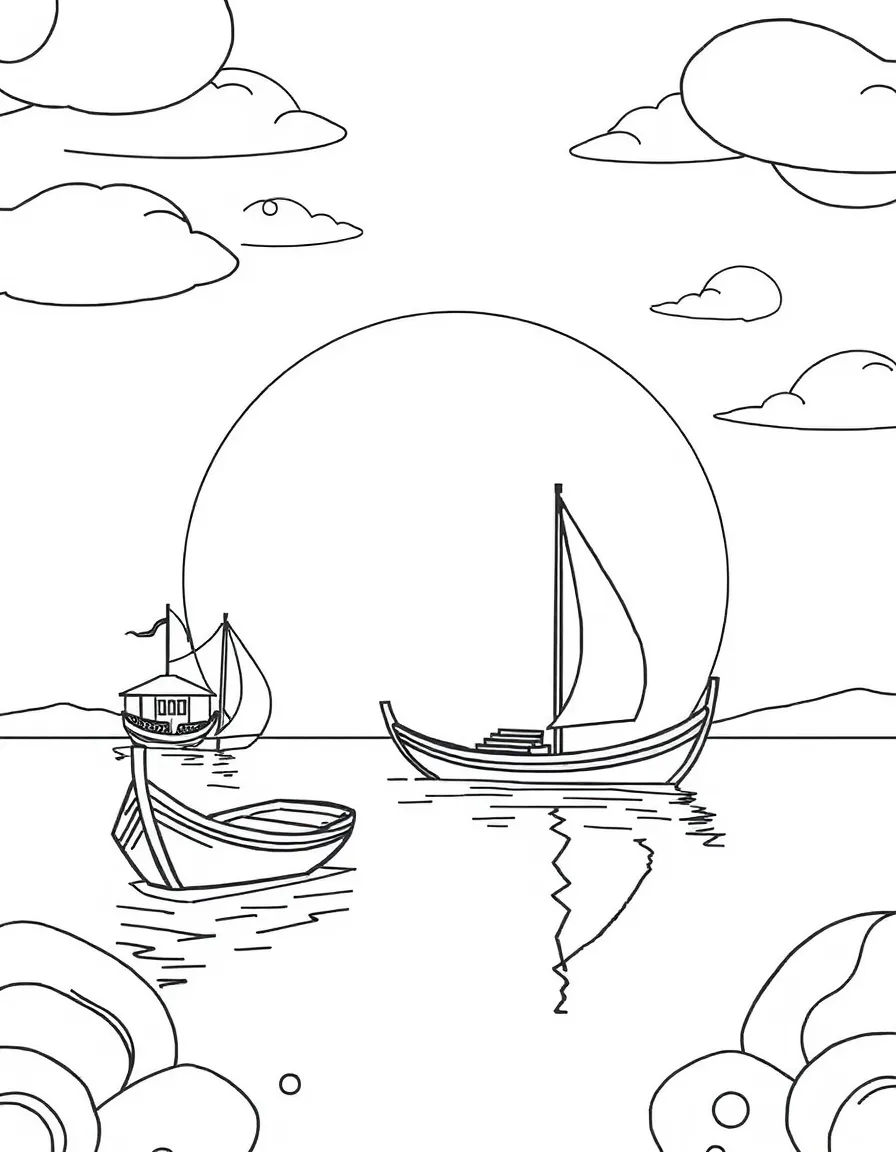 (Arab) Bahraini traditional boats