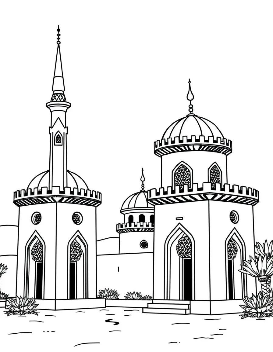 (Arab) UAE traditional wind towers