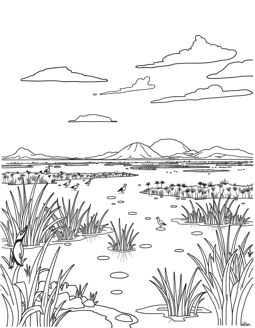 (Arab) Iraqi Mesopotamian marshlands