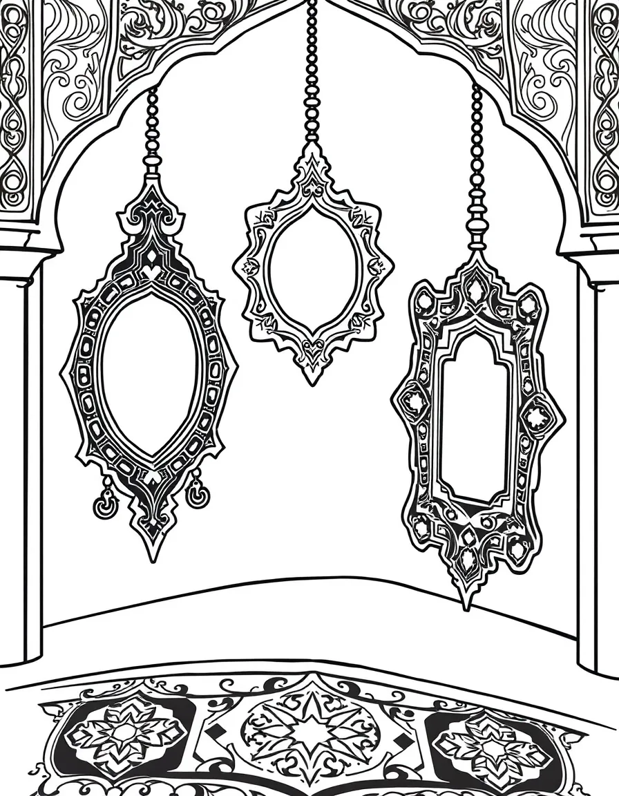 (Arab) Traditional Arabic decorative mirrors