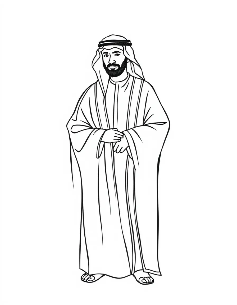 (Arab) Traditional Arabic ceremonial robes