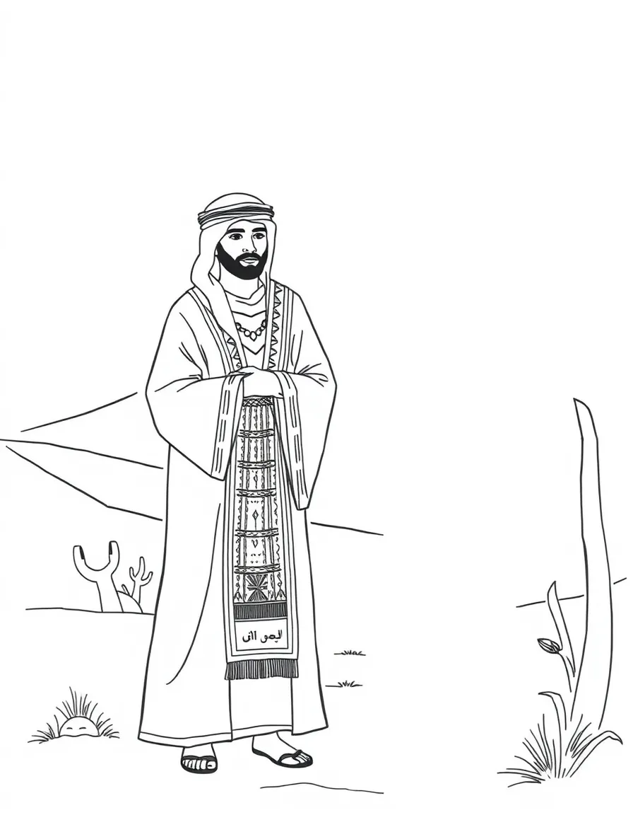 (Arab) Libyan traditional desert clothing