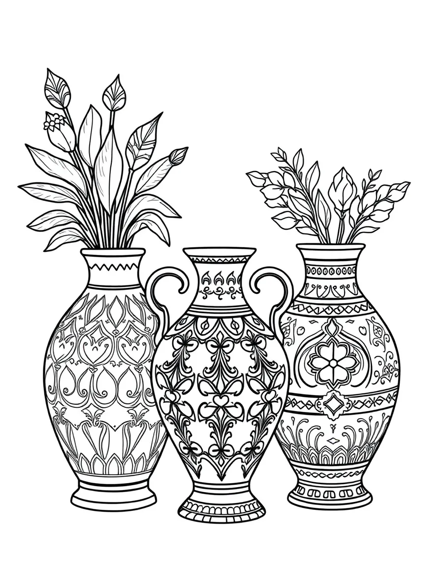 (Arab) Traditional Arabic decorative vases