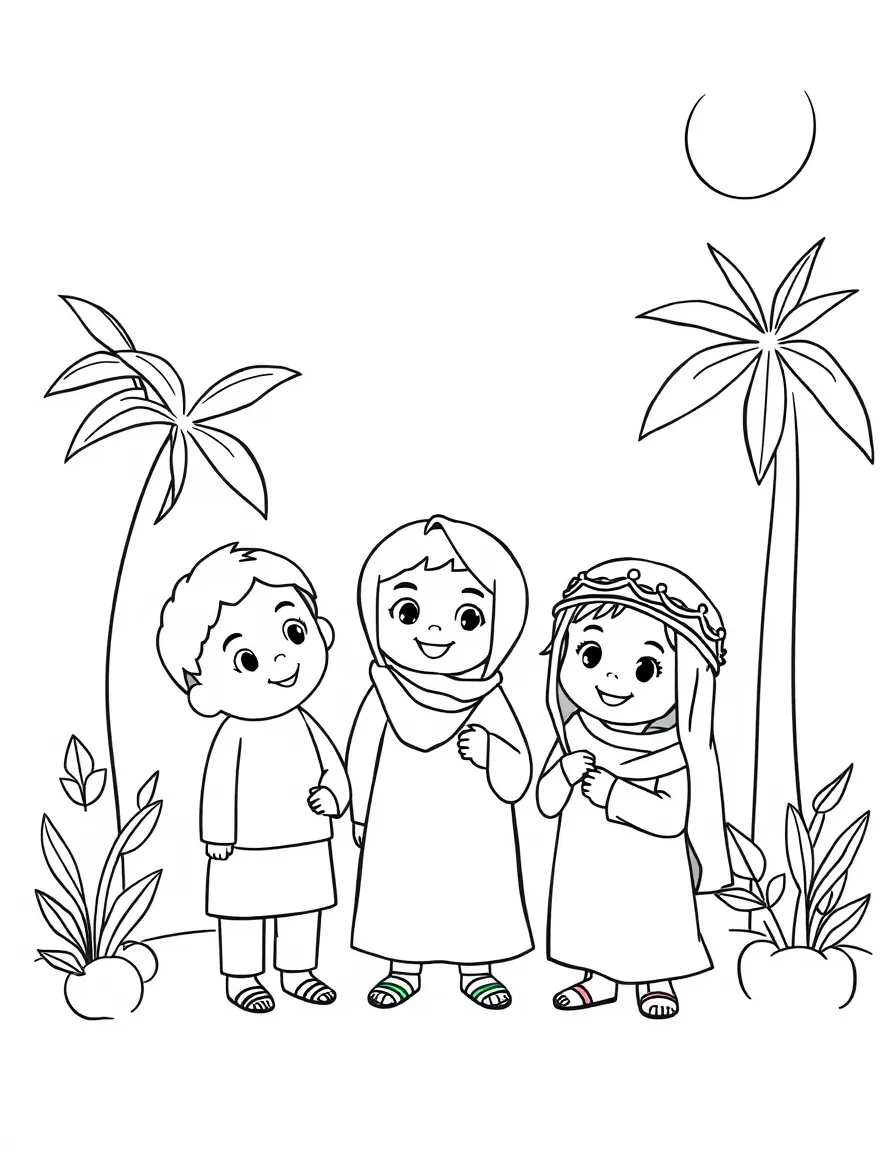 (Arab) Arabic children learning languages