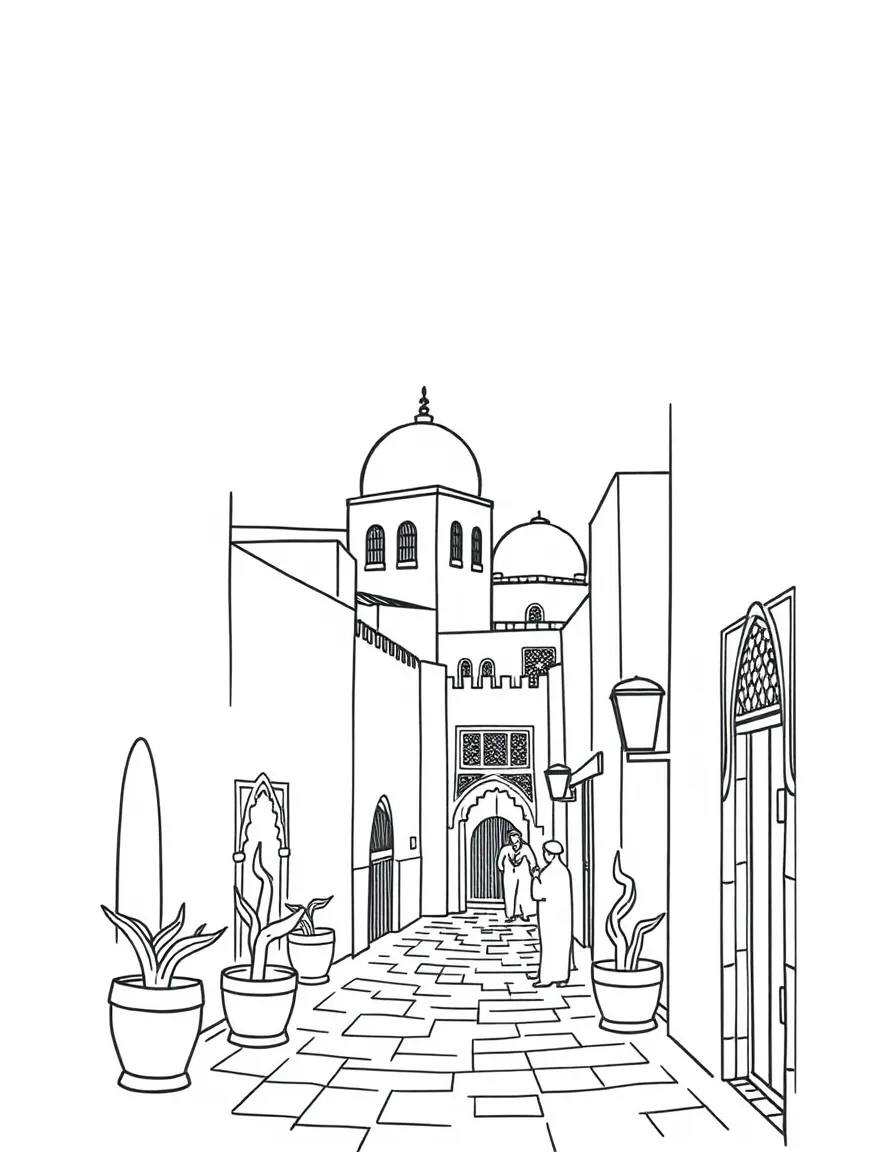 (Arab) The Medina of Marrakech