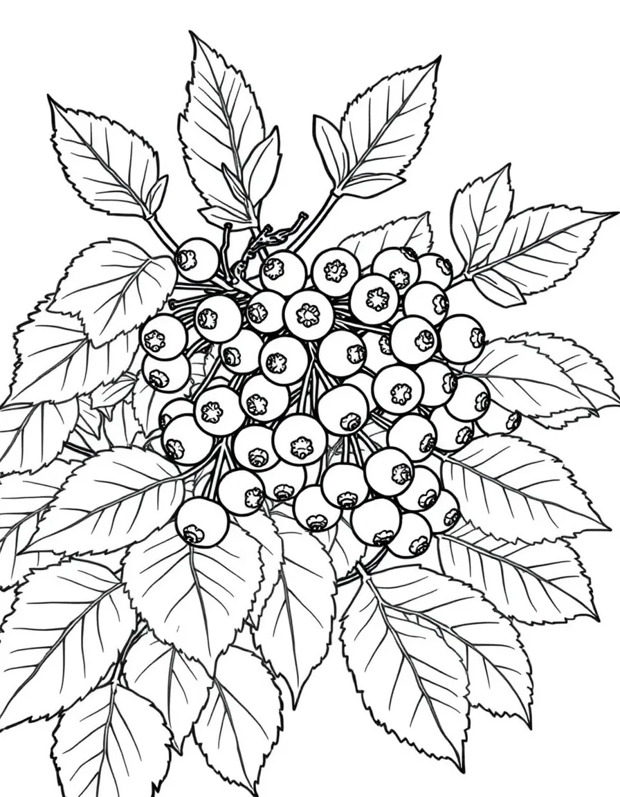 A gooseberry bush with small round green berries