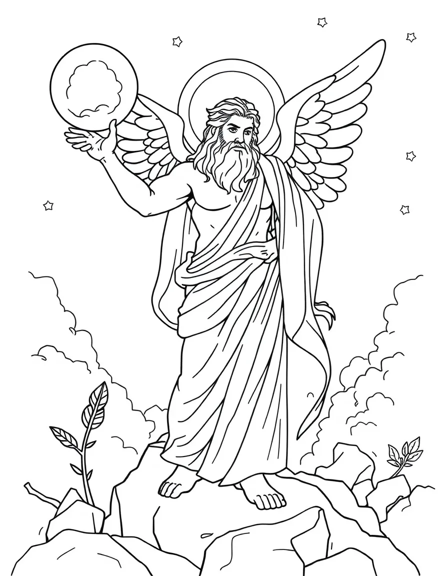 (Greek mythology) Morpheus bringing dreams to children