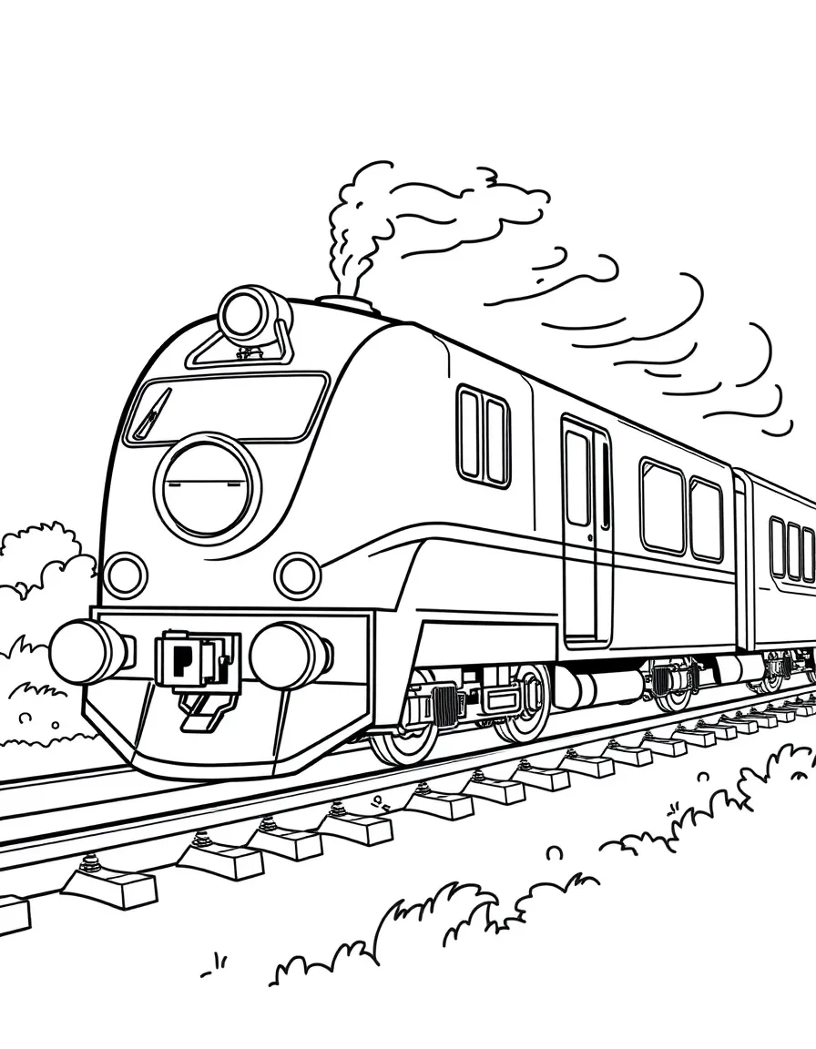 A fast train.
