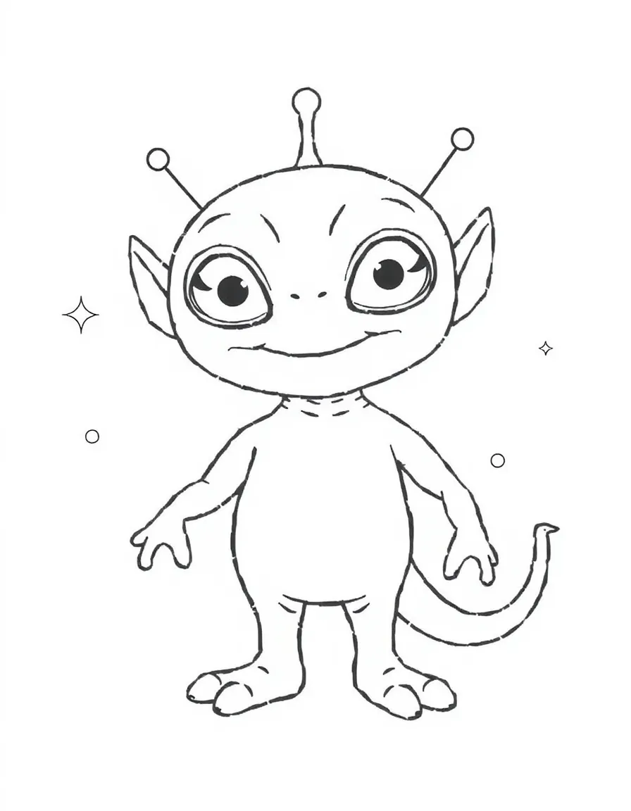 A friendly alien.