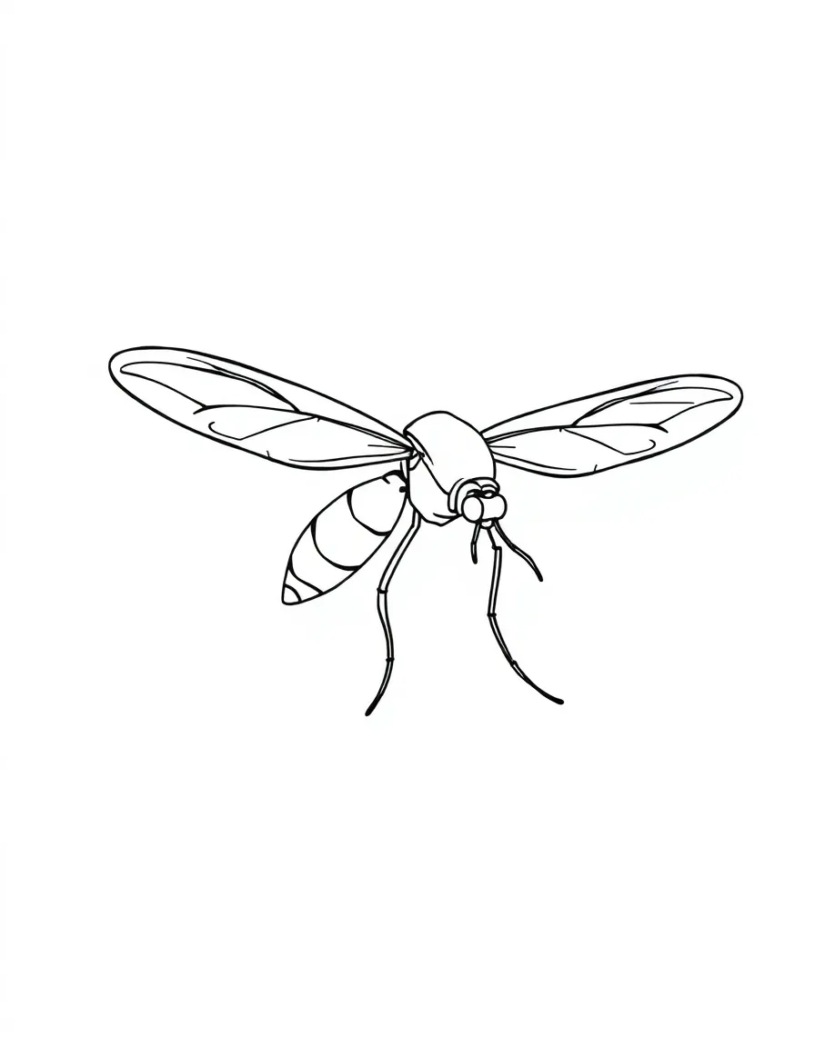 A buzzing mosquito.