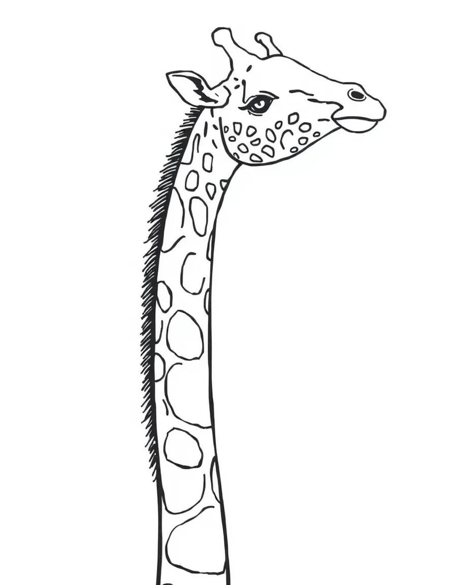 A tall giraffe.