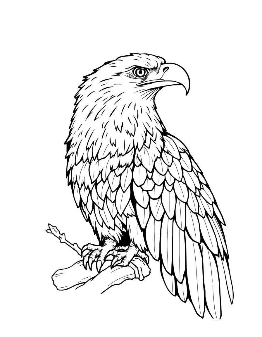 A majestic eagle.